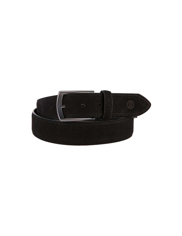 CEINTURE HOMME EN CUIR NOIR T.110 - SERGE BLANCO