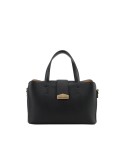 SAC A MAIN MEDIUM EN CUIR NOIR - POURCHET