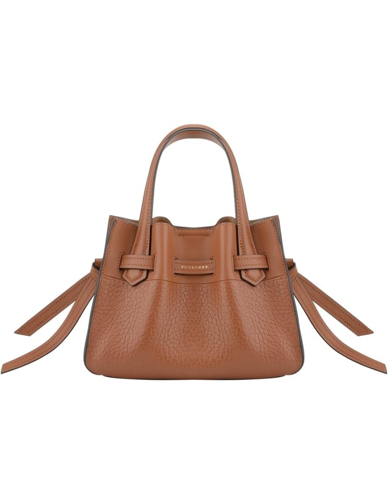 SAC PORTE MAIN NANO CAMEL - POURCHET