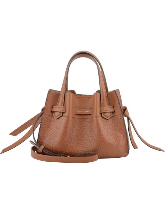 SAC PORTE MAIN NANO CAMEL - POURCHET