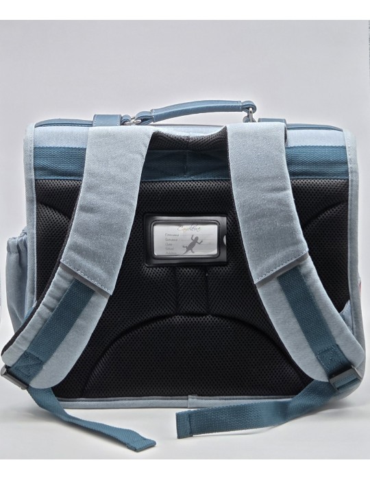 CARTABLE 38 CM JEANS LOVE / 2 COMPARTIMENTS - CAMELEON