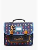 CARTABLE 32CM NAVY MONSTER / 2 COMPARTIMENTS - CAMELEON