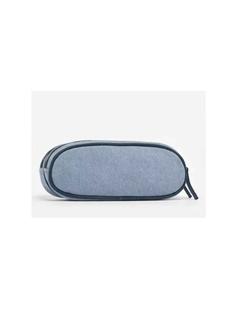 TROUSSE DEUX COMPARTIMENTS JEANS LOVE - CAMELEON