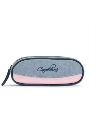 TROUSSE DEUX COMPARTIMENTS JEANS LOVE - CAMELEON