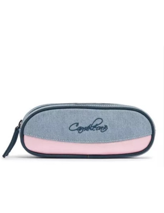 TROUSSE DEUX COMPARTIMENTS JEANS LOVE - CAMELEON