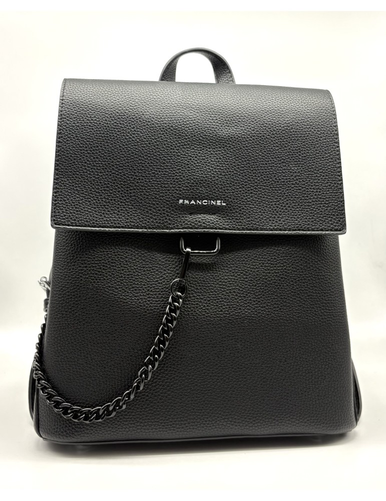 SAC A DOS NOIR SYNTHETIQUE - FRANCINEL