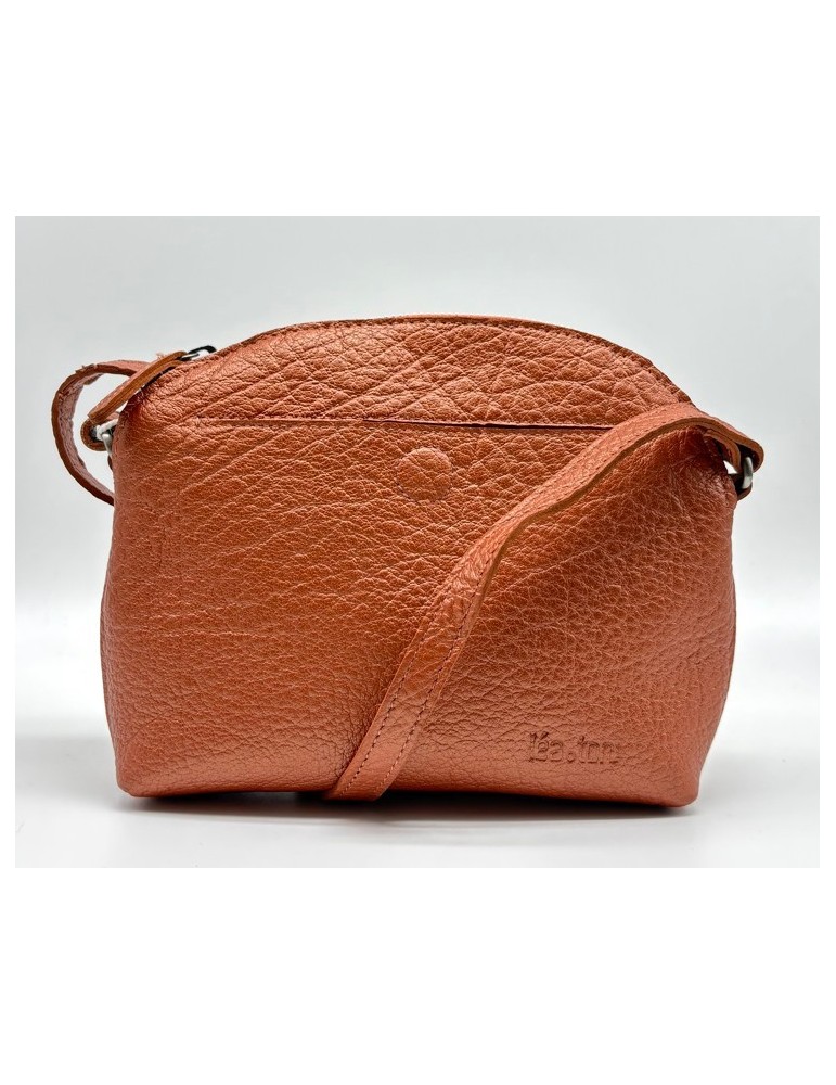 SAC CELESTE TERRACOTTA METALLISE - LEA TONI