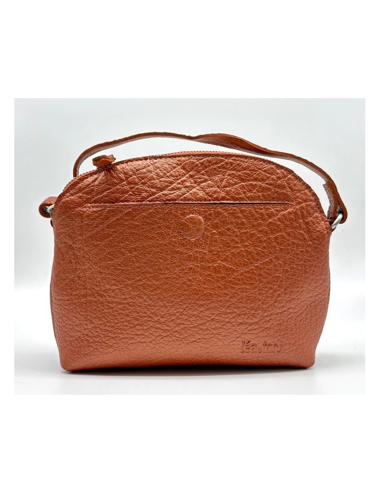 SAC CELESTE TERRACOTTA METALLISE - LEA TONI