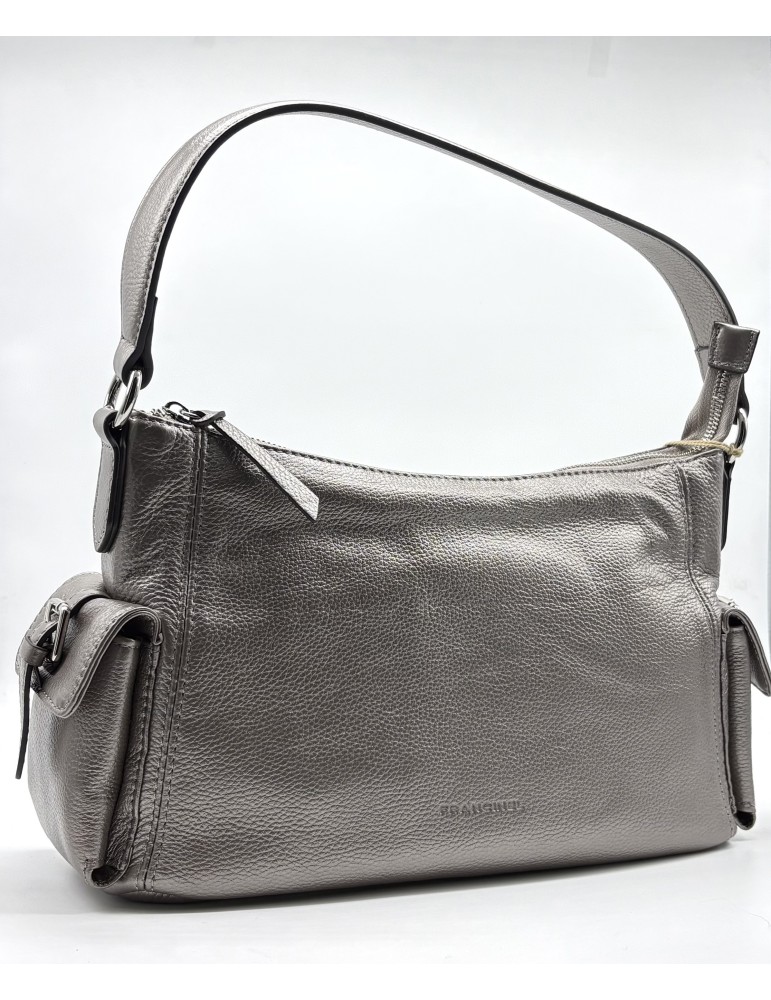 SAC PORTE EPAULE CUIR METALLISE - FRANCINEL