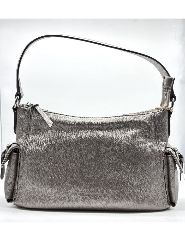 SAC PORTE EPAULE CUIR METALLISE - FRANCINEL