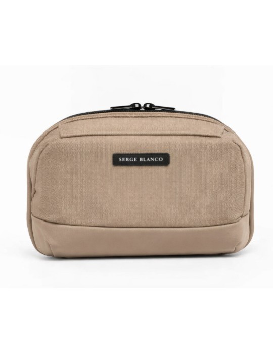 TROUSSE DE TOILETTE TECHNIC CASE BEIGE - SERGE BLANCO