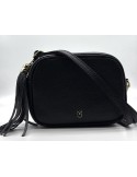 PETIT SAC PORTE TRAVERS CUIR NOIR - MIA & JOY