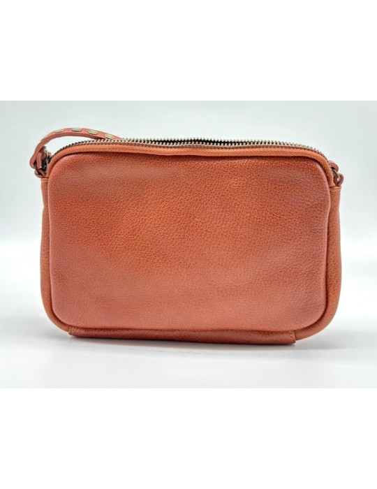 SAC BANDOULIERE CROSS BREWTON EN CUIR RUST - BIBA