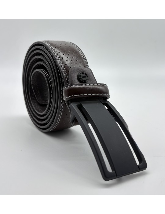 CEINTURE EN CUIR BROWN T.130CM - SERGE BLANCO