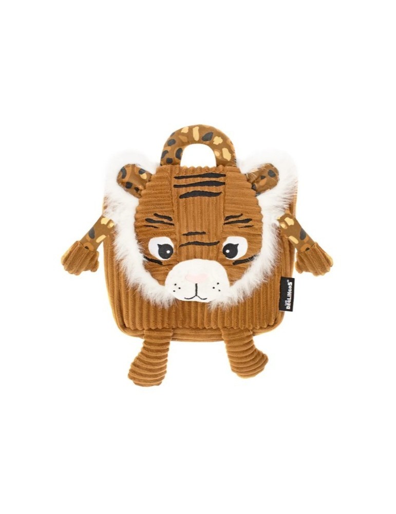 SAC A DOS VELOURS TIGRE - LES DEGLINGOS