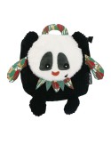 SAC A DOS VELOURS PANDA - LES DEGLINGOS