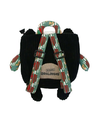SAC A DOS VELOURS PANDA - LES DEGLINGOS 2