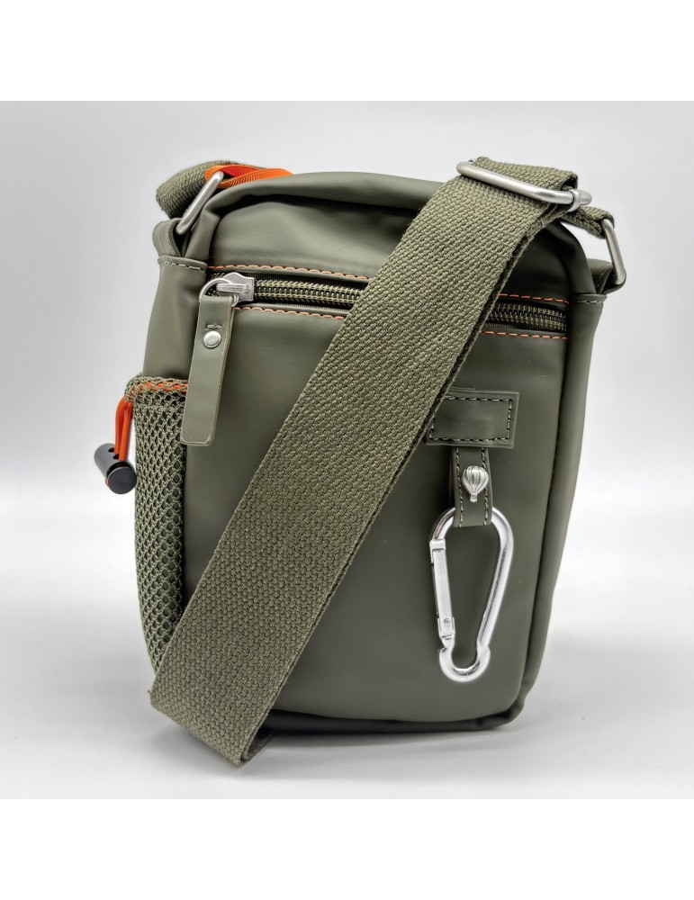 SACOCHE KAKI HOMME - LE VOYAGE EN PANIER