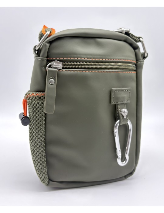 SACOCHE KAKI HOMME - LE VOYAGE EN PANIER