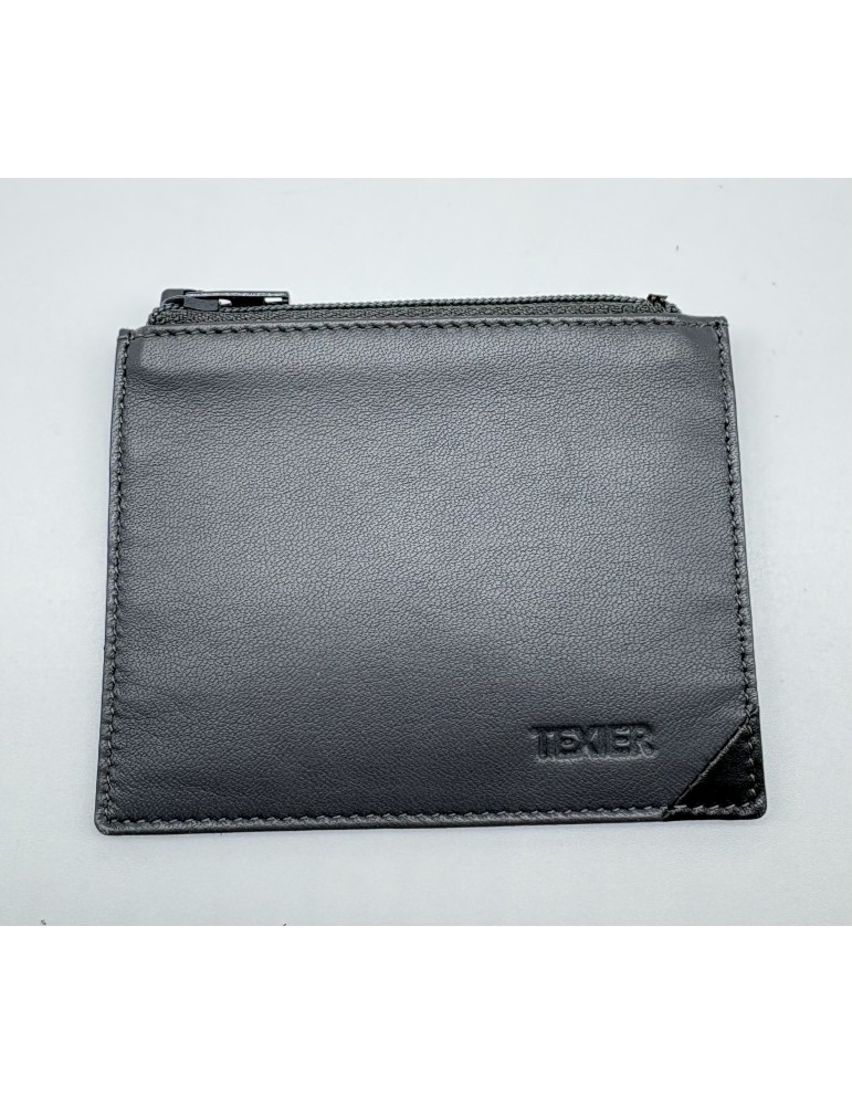 PORTE CARTE GRIS EN CUIR - TEXIER
