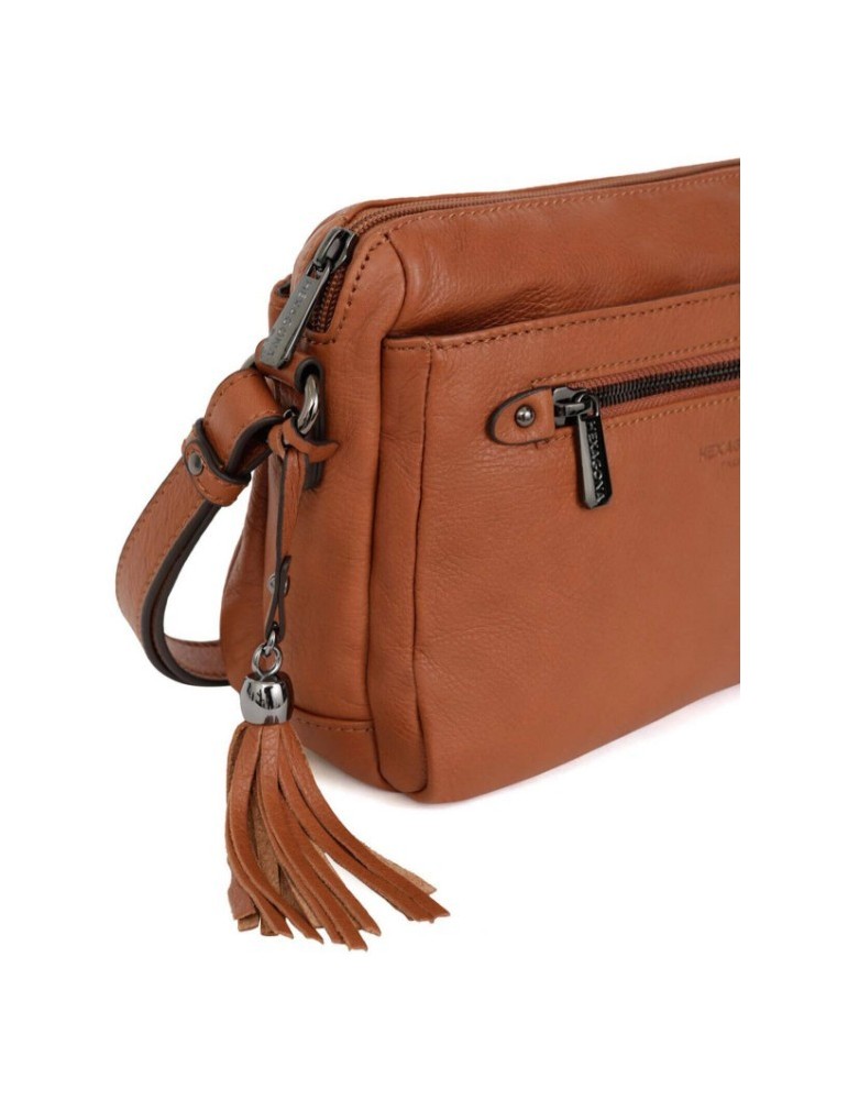 SAC TROTTEUR TERRE EN CUIR - HEXAGONA