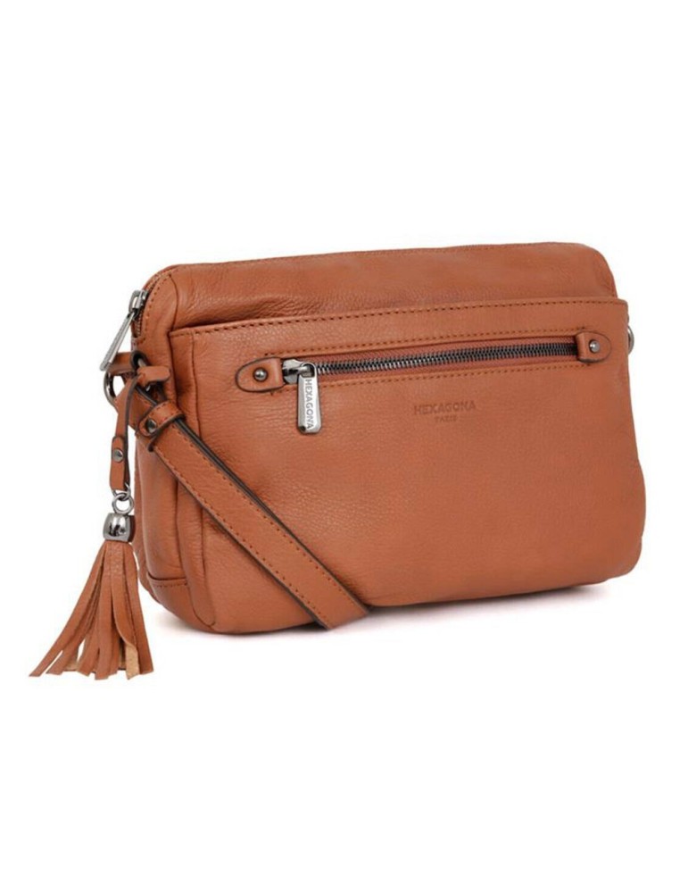 SAC TROTTEUR TERRE EN CUIR - HEXAGONA