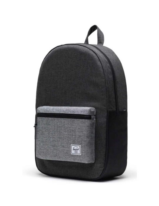 SAC A DOS SETTLEMENT BLACK CROSSHATCH - HERSCHEL