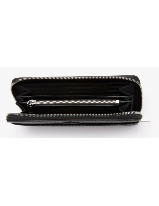 COMPAGNON CUIR NOIR CHANTACO - LACOSTE