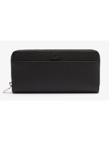 COMPAGNON CUIR NOIR CHANTACO - LACOSTE