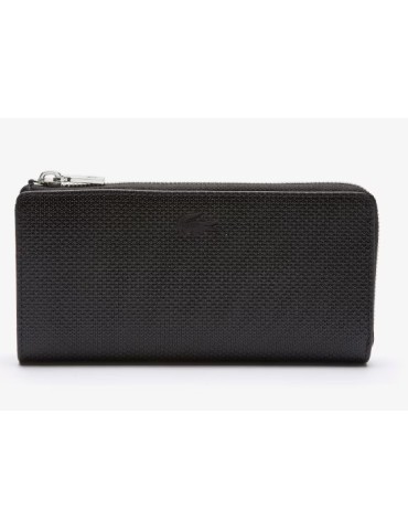 COMPAGNON NOIR EN CUIR - LACOSTE