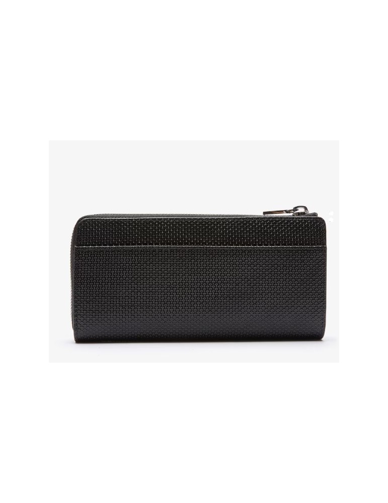 COMPAGNON NOIR EN CUIR - LACOSTE