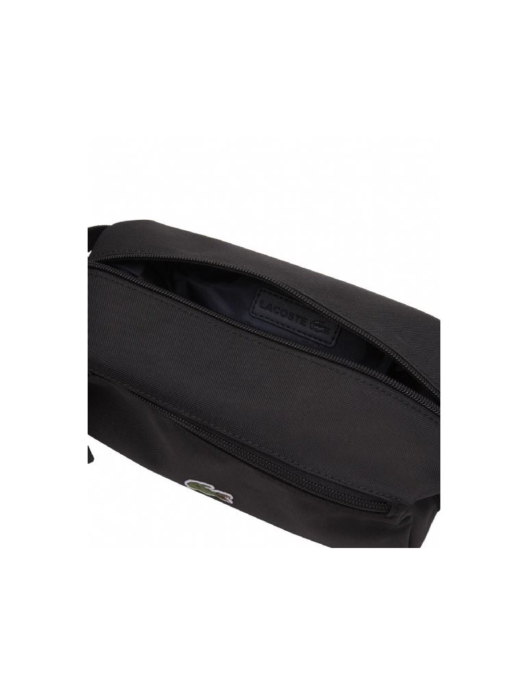 TROUSSE DE TOILETTE EN TISSU NOIR - LACOSTE