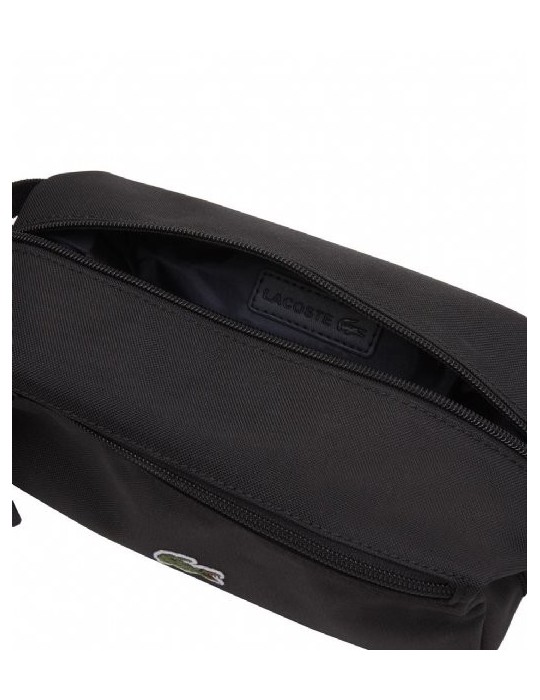 TROUSSE DE TOILETTE EN TISSU NOIR - LACOSTE