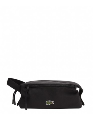 TROUSSE DE TOILETTE EN TISSU NOIR - LACOSTE