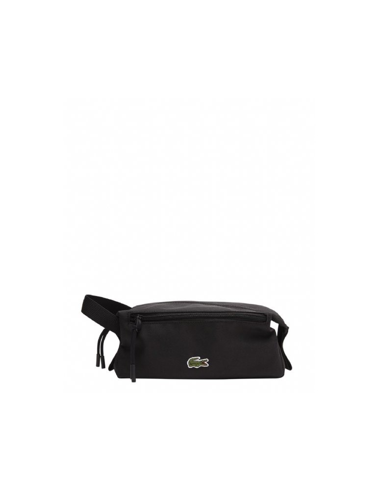 TROUSSE DE TOILETTE EN TISSU NOIR - LACOSTE