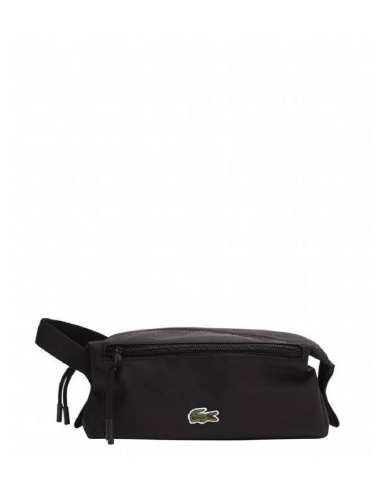 TROUSSE DE TOILETTE EN TISSU NOIR - LACOSTE