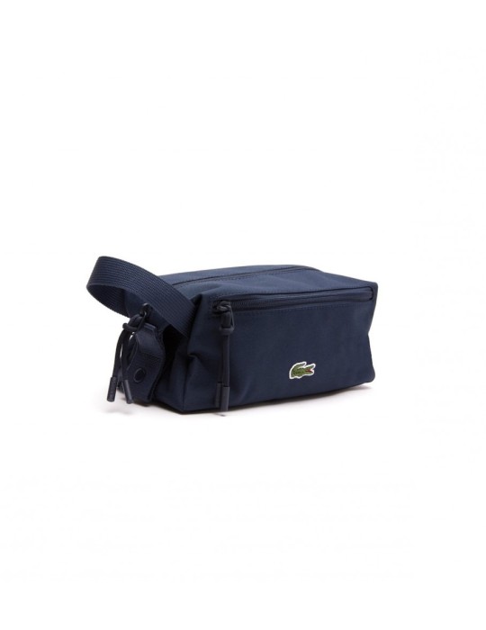 TROUSSE DE TOILETTE EN TOILE MARINE - LACOSTE