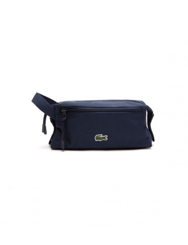 TROUSSE DE TOILETTE EN TOILE MARINE - LACOSTE