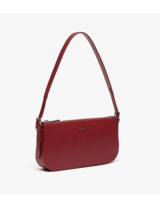SAC BAGUETTE CRANBERRY EN CUIR CHANTACO - LACOSTE