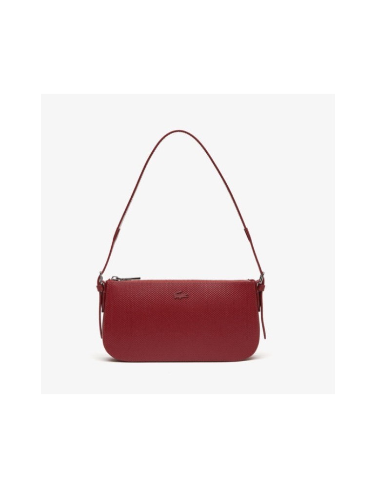 SAC BAGUETTE CRANBERRY EN CUIR CHANTACO - LACOSTE
