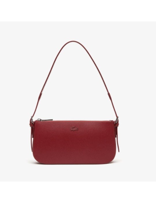 SAC BAGUETTE CRANBERRY EN CUIR CHANTACO - LACOSTE