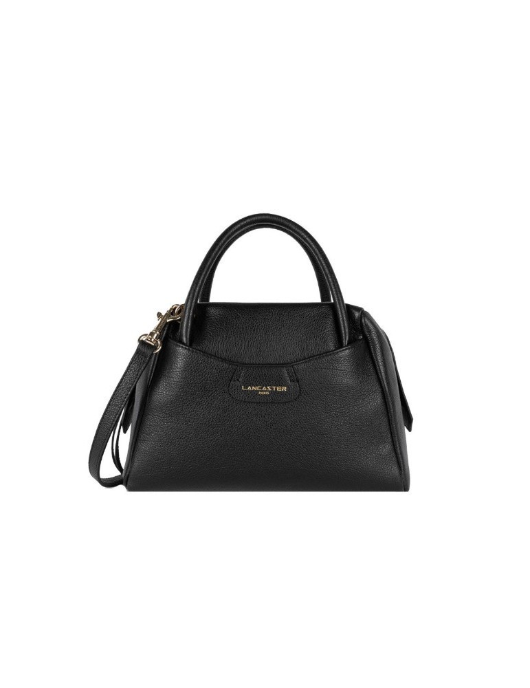 SAC ZIPPE S DUNE EN CUIR NOIR - LANCASTER