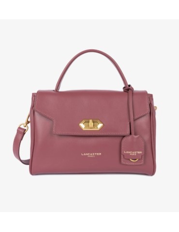 SAC A MAIN MINI DONNA BOIS ROSE EN CUIR - LANCASTER
