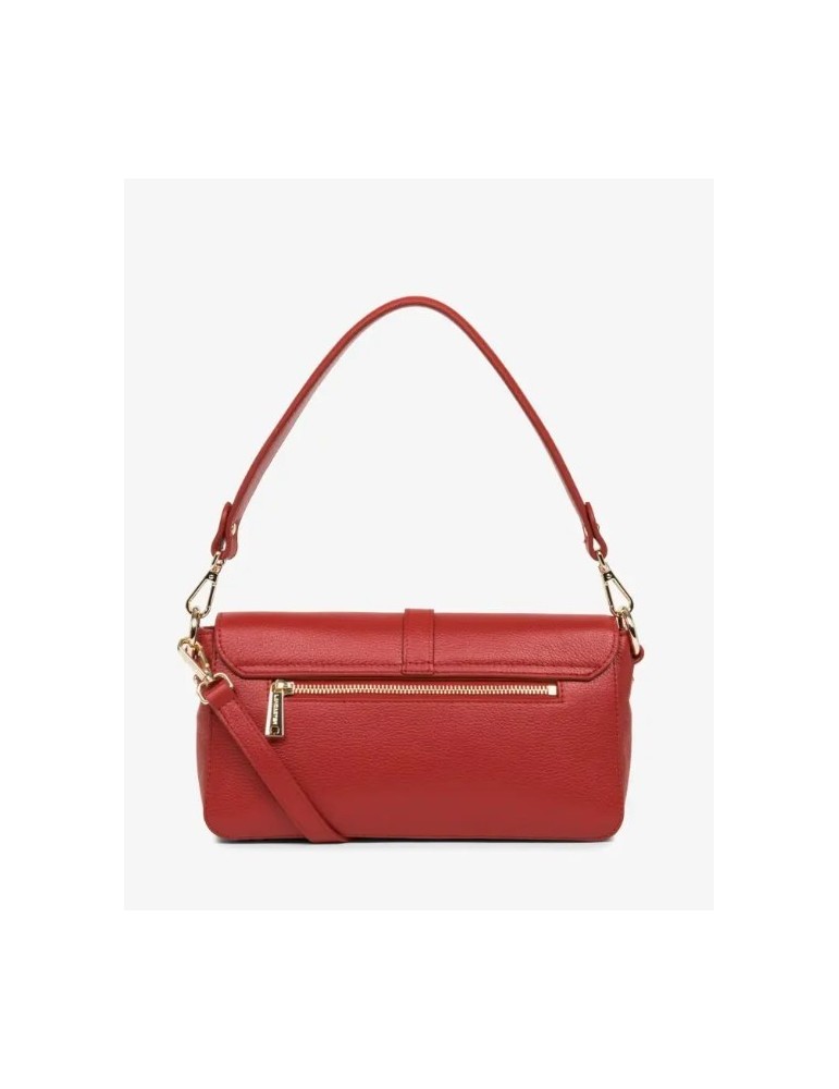 SAC BAGUETTE EN CUIR CARMIN  FOULONNE MILANO - LANCASTER