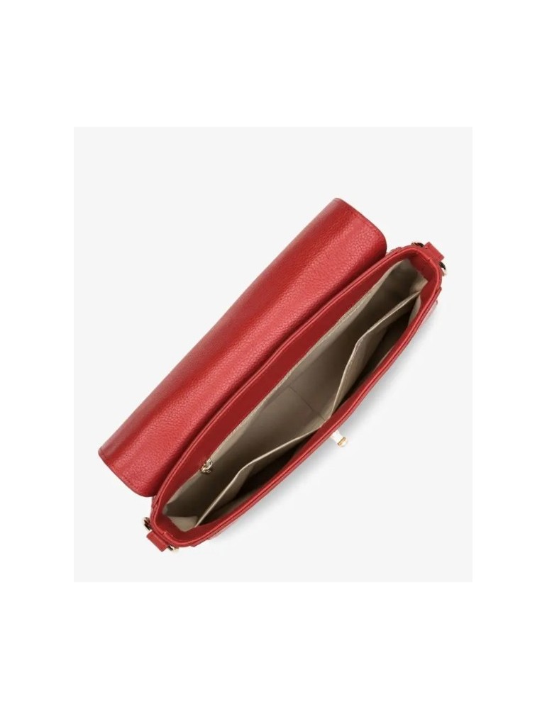 SAC BAGUETTE EN CUIR CARMIN  FOULONNE MILANO - LANCASTER