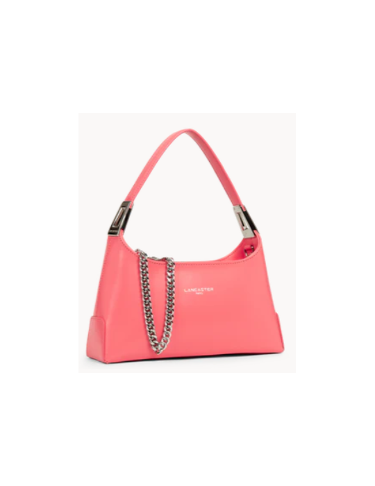 SAC BAGUETTE S EPAULE SUAVE ACE ROSE BONBON - LANCASTER