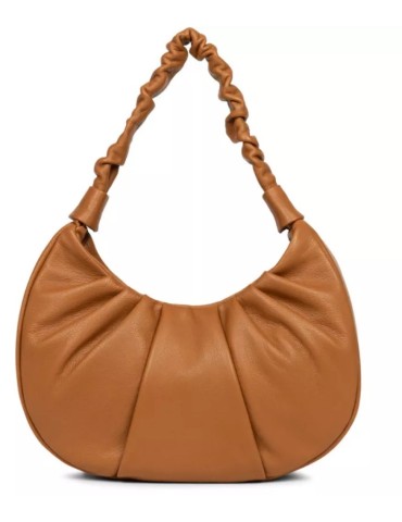 SAC HOBO SOFT CHOUCHOU EN CUIR CAMEL - LANCASTER 2