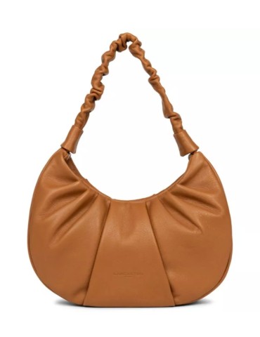 SAC HOBO SOFT CHOUCHOU EN CUIR CAMEL - LANCASTER