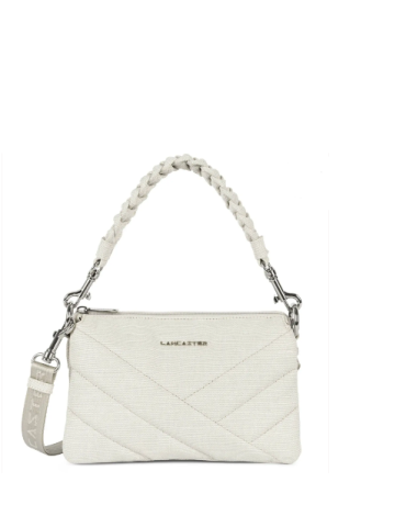 POCHETTE S  CANVS MATELASSE MASTIC - LANCASTER