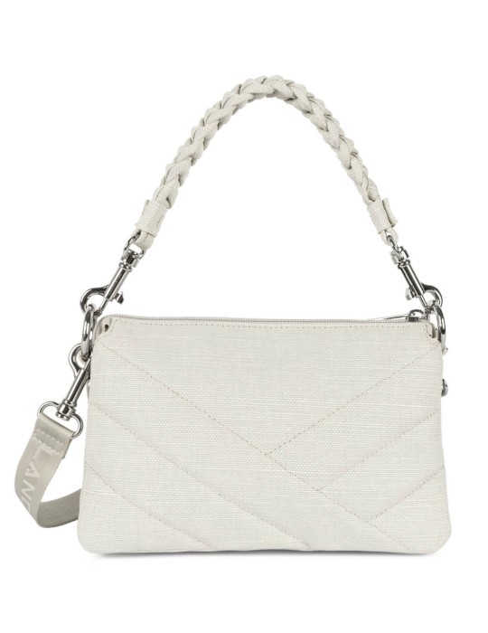 POCHETTE S  CANVS MATELASSE MASTIC - LANCASTER